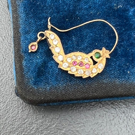 Antique Mughal アンティーク ムガル エナメル 鳥モチーフ リング