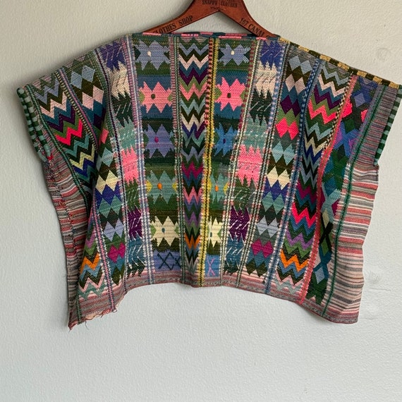 Old Huipil blouse from St Pedro Necta Guatemala Po