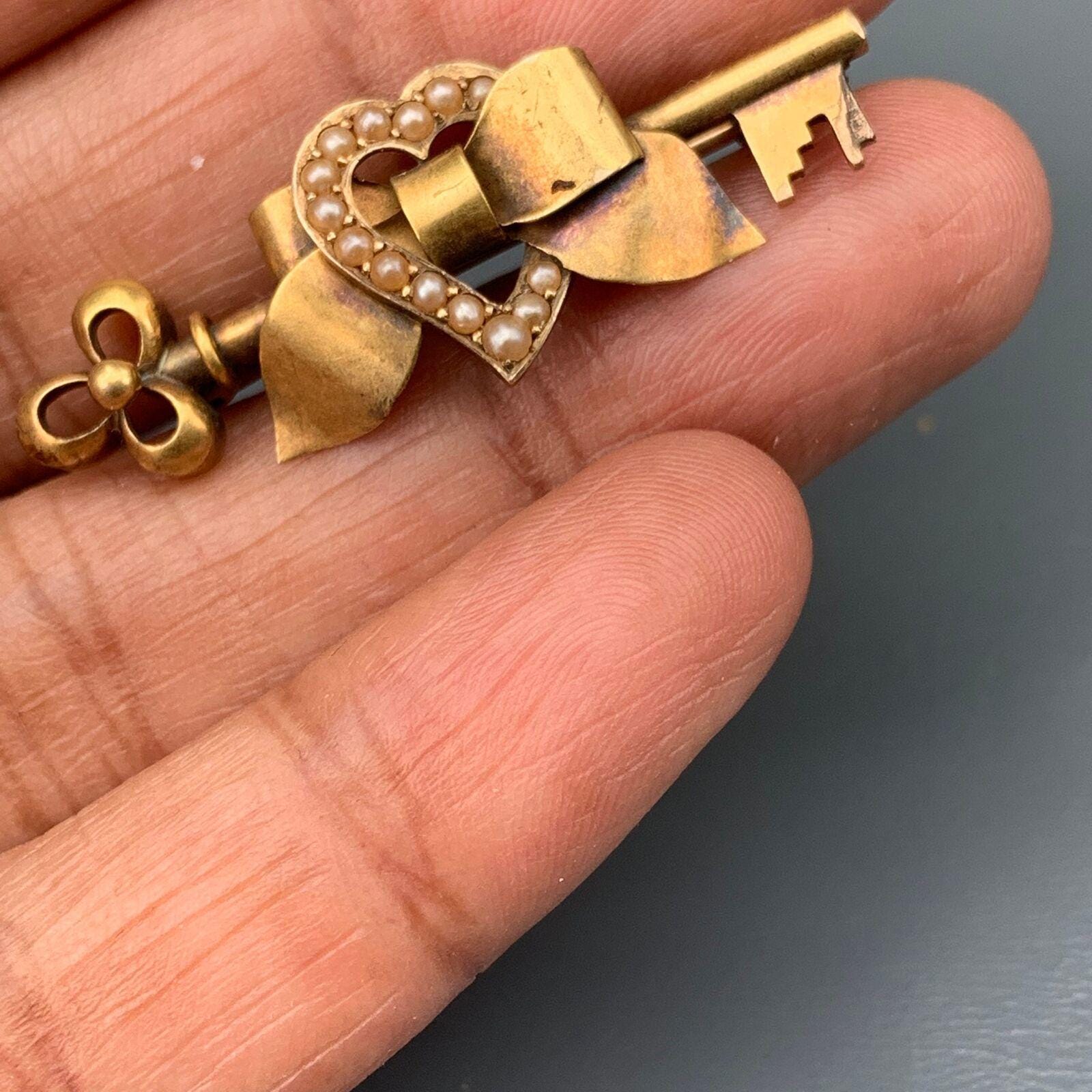 アンティークビクトリア朝の15カラットゴールドのスイートハート