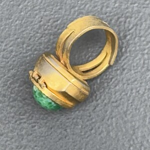 Bague de montre Wilson 17 rubis, mouvement mécanique, verre de Pékin doré, suisse image 7