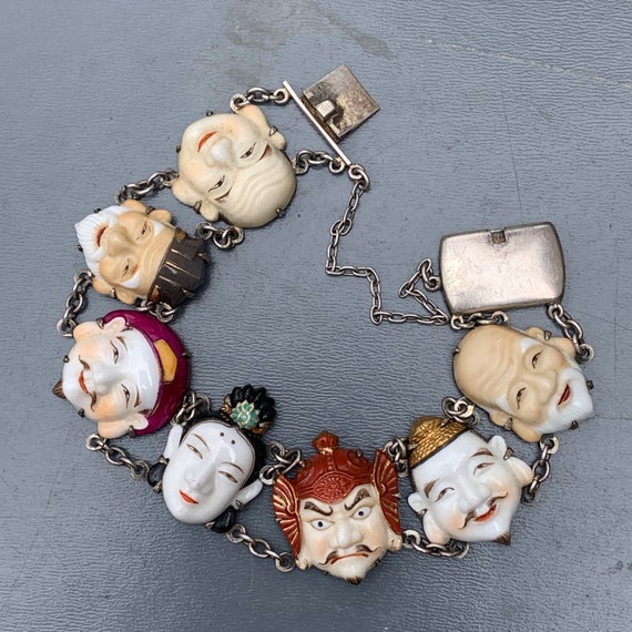 Rare Toshikane Japan Seven Lucky God's Bracelet  … - image 2