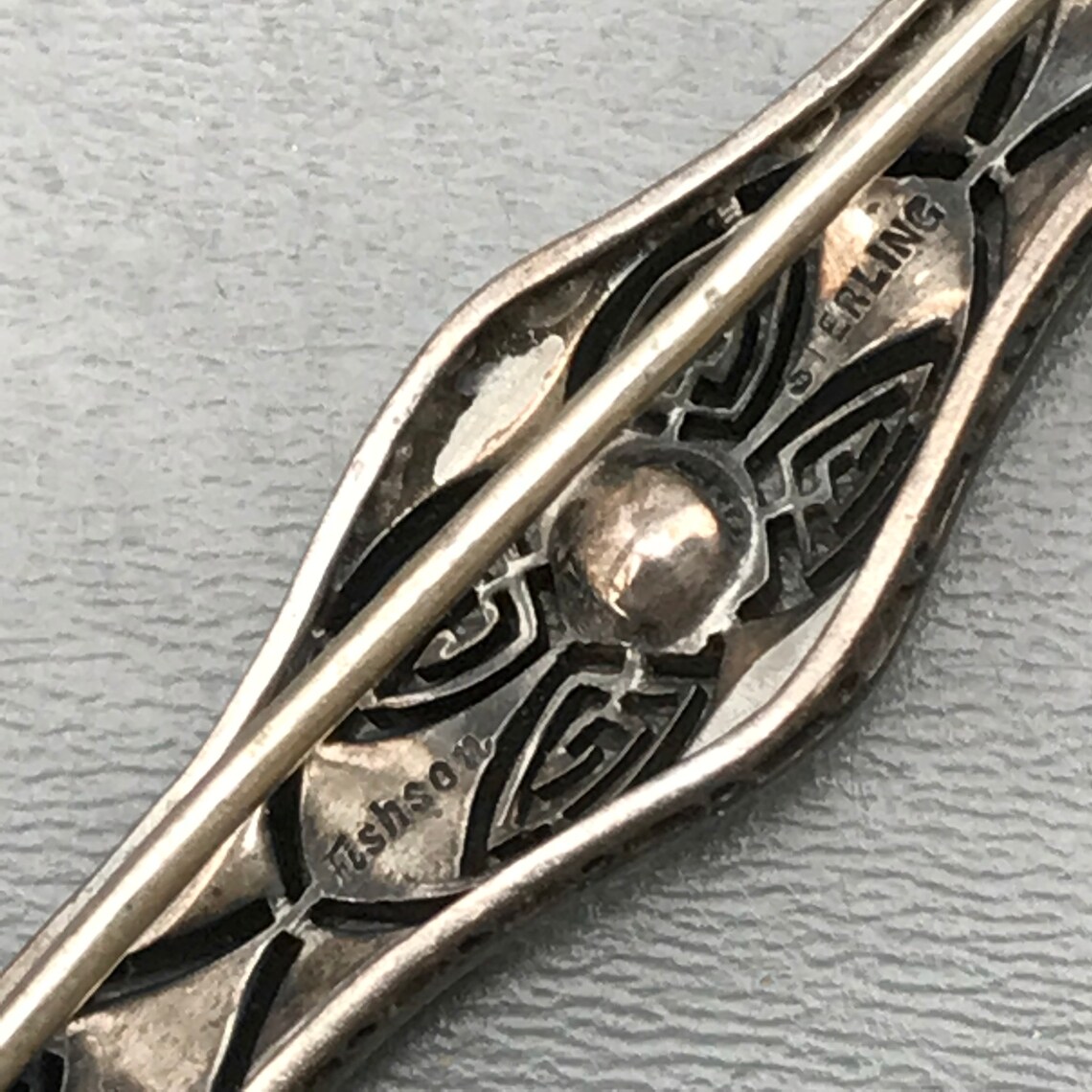 Vintage Art Deco Bar Pin . Brooch . Brooches . Sterling Silver Etsy Australia