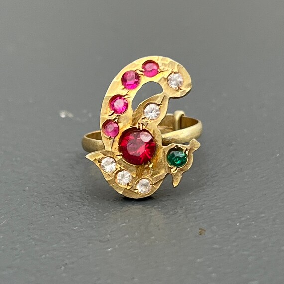 Vintage peacock ring deals