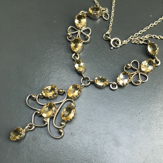 Vintage Victorian Revival Pendant Necklace . Ster