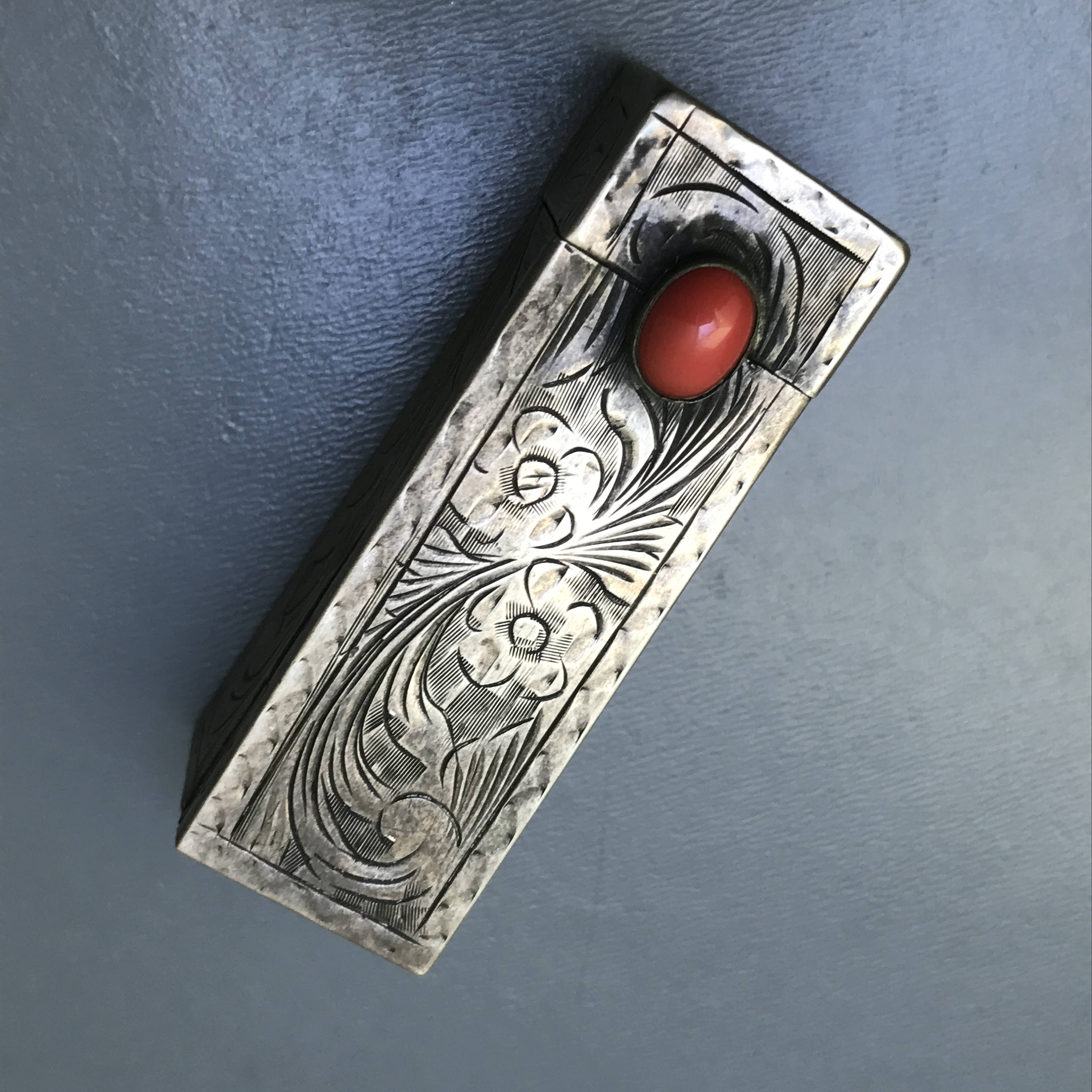 Vintage Italian Lipstick Holder . 800 Silver . Italian Etsy