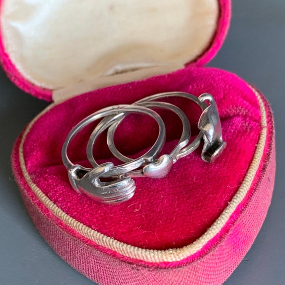 Holding Hands Ring Clasping Hands Silver Friendship Ring
