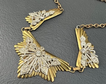 Vintage Unsigned McClelland Barclay Designer Pendant Necklace   . Bracelet . High End Costume  Jewelry