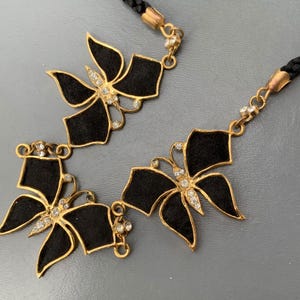 Vintage Henry a La Pensee Necklace . France French Designer Necklace . High end