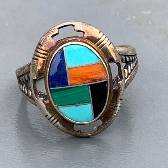 Navajo inlay best sale rings