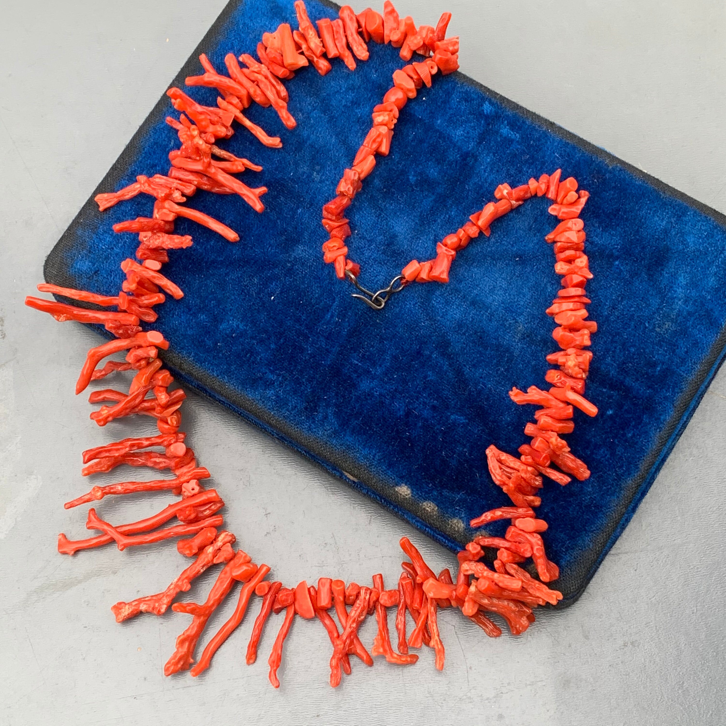 Vintage branch coral necklace outlet