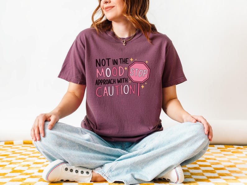 For Short Tempered Friend or Daughter No Patience Introvert and Mental Health Awareness Gift Idea Chronic Illness TShirt Funny Comfort Tee
