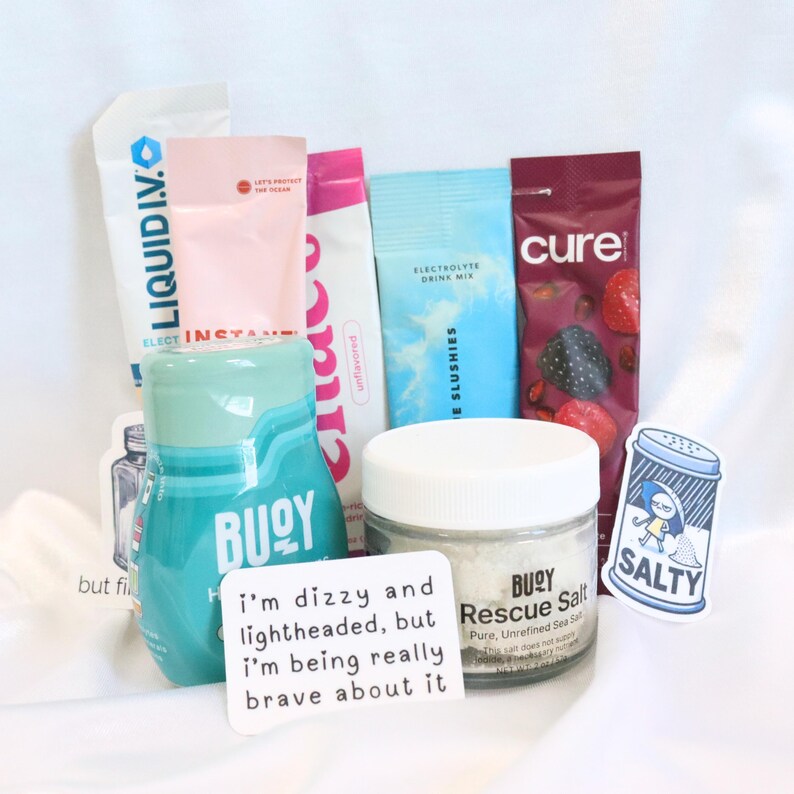 Hydration Samples for POTS Mothers Day POTS Syndrome Self Care Box Thoughtful Chronic Illness Flare Day Gift Idea for Spoonie Electrolyte