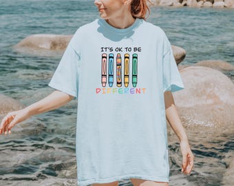 Autism Shirt Subtle Autism Awareness TShirt for Teacher Back To School Tee Inclusive Special Education Teacher T Shirt for Neurodivergence