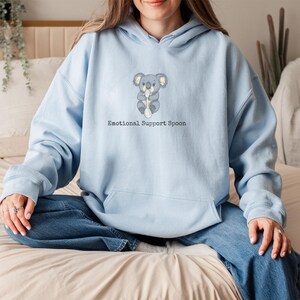 Spoonie Humor Sweatshirt ME CFS Awareness Gift Ehlers Danlos Support Hoodie Fibromyalgia Loungewear Chronic Fatigue Warrior Clothing Gift