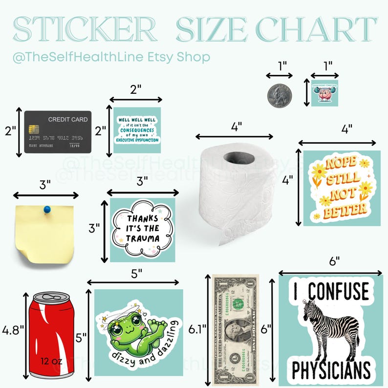 Chronic Illness Sticker Funny Endometriosis Gift Idea for Chronic Pain Humor Decal for Endo Awareness Vinyl Waterproof Sticker for Spoonie Bild 13