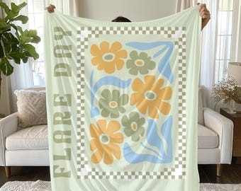 Flare Day Boho Blanket Soft Spoonie Gift Idea for Wife Cozy Recovery Chronic Illness Comfort Sofa Throw Self Care Sick Day Recovery Gift RA