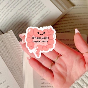 Celiac Disease Sticker Funny Stomach Problems Decal for Hot Girl Gluten Free Gift Idea for Chronic Illness IBS Awareness crohns Disease Gift