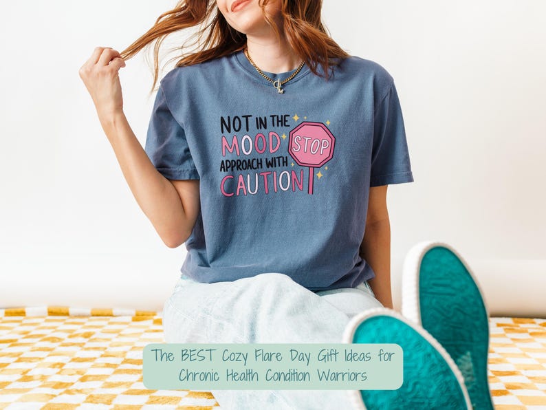 Comfort Tee for Short Tempered Friend or Daughter No Patience Introvert and Mental Health Awareness Gift Idea Chronic Illness TShirt Funny