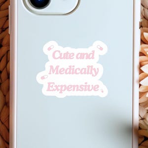 Funny Surgery Patient Gift Idea for Daughter Invisible Illness Laptop Decal Sarcastic Hidden Disability Pride Design Chronic Illness Sticker