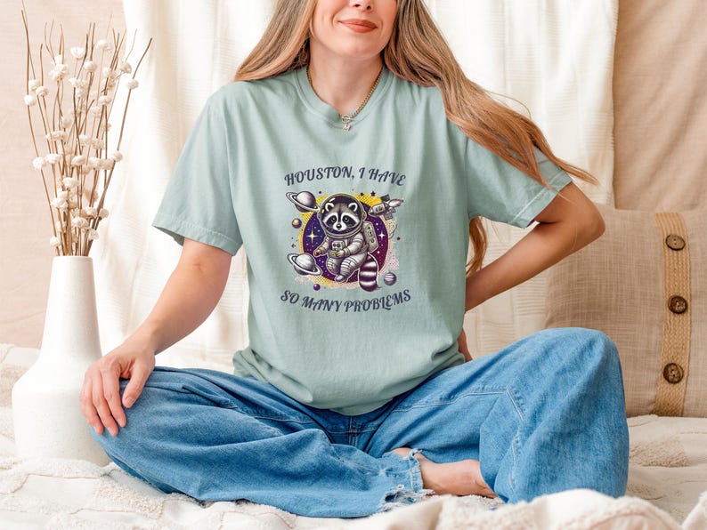 Overthinker Friend Introvert T Gift Social Anxiety Tee T Shirt Funny Raccoon Awareness Unisex Mental Health Apparel Overwhelmed Shirt