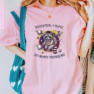 T Shirt Social Anxiety Tee Funny Raccoon Gift for Overthinker Friend Introvert T Awareness Unisex Mental Health Apparel Overwhelmed Shirt
