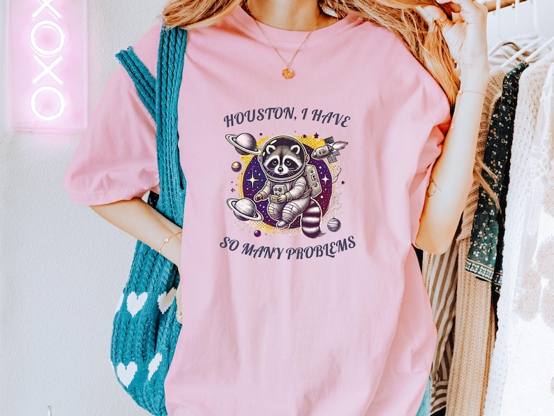 T Shirt Social Anxiety Tee Funny Raccoon Gift for Overthinker Friend Introvert T Awareness Unisex Mental Health Apparel Overwhelmed Shirt