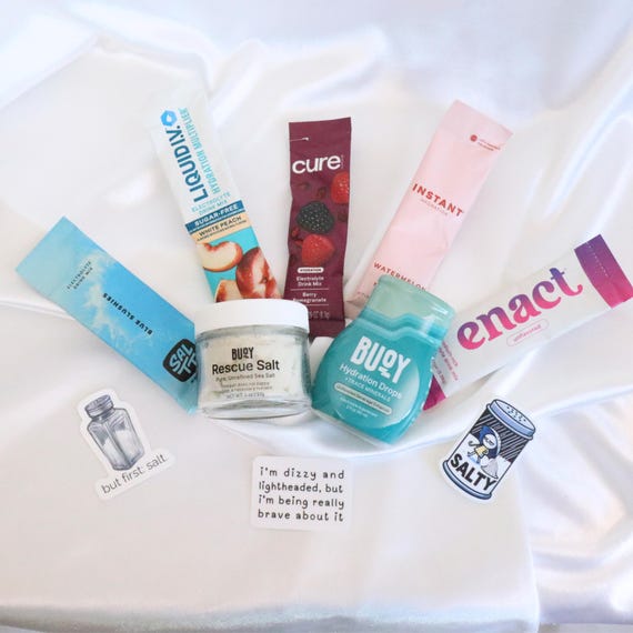 POTS Syndrome Self Care Box Thoughtful Chronic Illness Flare Day Gift Idea for Spoonie Electrolyte Hydration Samples for POTS Mothers Day