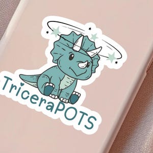 POTS Syndrome Sticker Funny Dizzy Dinosaur Laptop Decal for Postural Orthostatic Tachycardia Warrior Gift Idea for Chronic Illness Spoonie