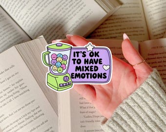 ADHD Sticker Funny Anxiety Disorder Decal Waterproof BPD Phone Vinyl for Friend Mental Health Humor Sticker for Therapist Gift Idea Under 5