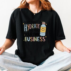 Syndrome Funny TShirt Hydration Reminder Comfort Tee for Daughter or Friend Chronic Illness Month Awareness Self Care Support Gift Idea POTS