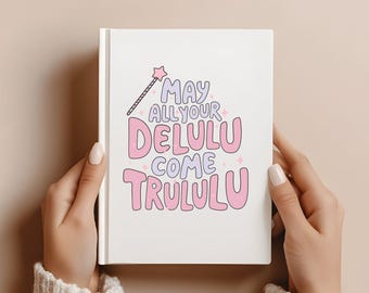 Depression Therapy Notebook Funny Delulu Journal Sarcastic Mental Health Humor Diary for Therapist Client Notepad for Psychotherapy Session