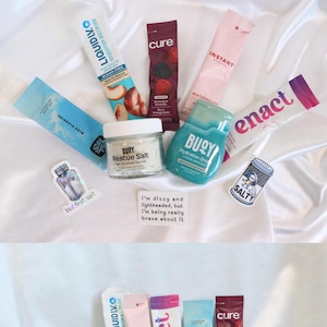 POTS Syndrome Self Care Box Thoughtful Chronic Illness Flare Day Gift Idea for Spoonie Electrolyte Hydration Samples for POTS Mothers Day