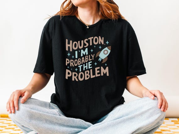 Overwhelmed T Shirt Funny Overthinker Gift for Anxious Son Social Anxiety Tee Mental Health Humor for Space Lover Gift Idea for Anxious Son