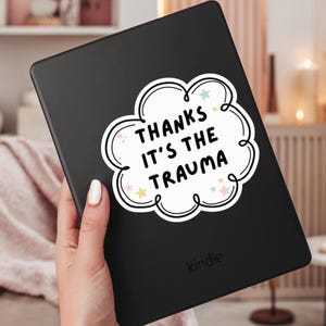 Anxious Friend Psychology Graduate Laptop Decal for Therapist Humor Mental Illness Gift Idea Mental Health Sticker