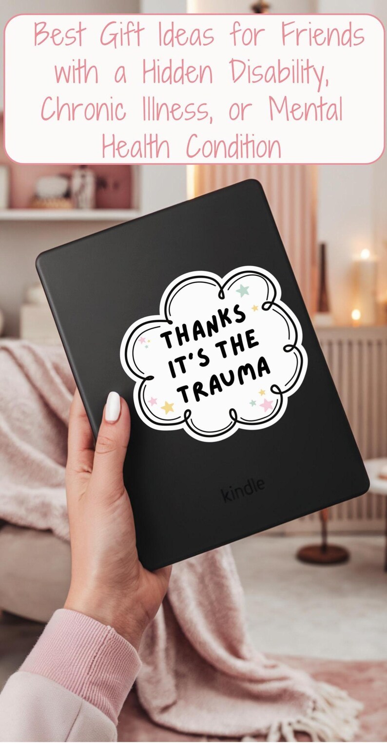 Anxious Friend Psychology Graduate Laptop Decal for Therapist Humor Mental Illness Gift Idea Mental Health Sticker