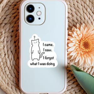 For Forgetful Friend Waterproof Laptop Decal for Hidden Disability ADHD Humor Gift Idea for Wife ADHD Sticker Funny Mental Health Sticker