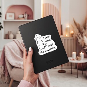 Mental Health Sticker for Forgetful Friend Waterproof Laptop Decal for Hidden Disability ADHD Humor Gift Idea for Wife ADHD Sticker Funny