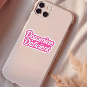 Dopamine ADHD Sticker Funny Mental Health Awareness Gift for Neurodivergent Daughter Hidden Disability Decal Idea