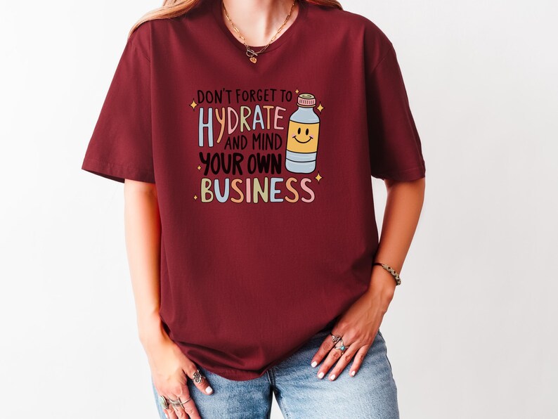 Comfort Tee for Daughter or Friend Chronic Illness Month Awareness Self Care Support Gift Idea POTS Syndrome Funny TShirt Hydration Reminder