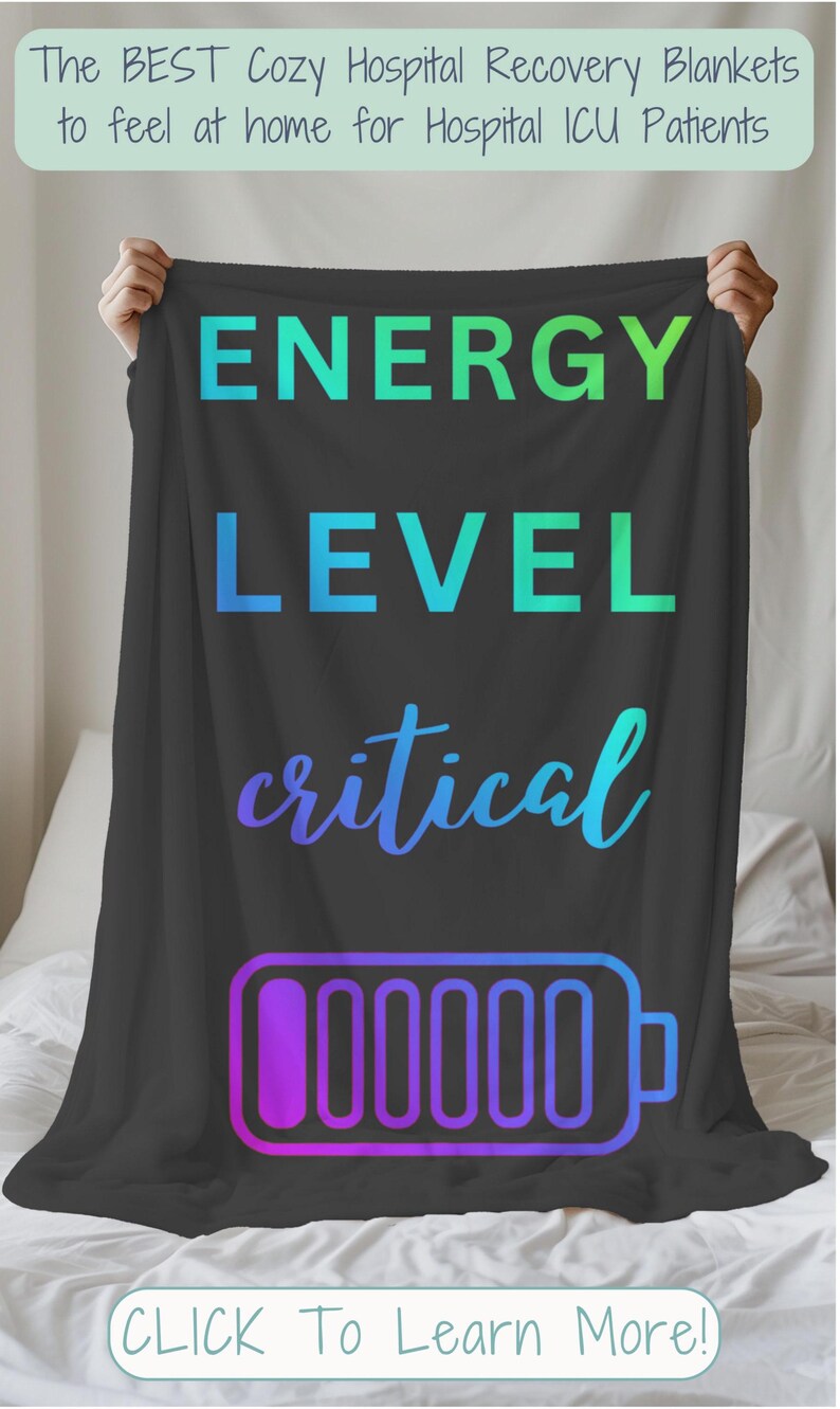 Support Long Work Day Recovery CFS Chronic Fatigue Awareness Blanket Introvert Gift Idea for Coworker Self Care Comfort Throw for Spoonie