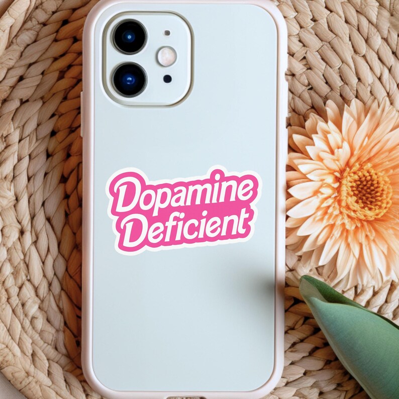 Waterproof Funny Dopamine Decal for Daughter ADHD Humor Mental Illness Awareness Gift Hidden Disability Pride Sticker