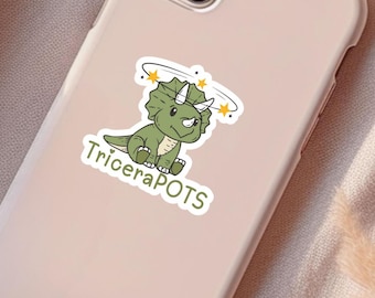 POTS Awareness Sticker Funny Dizzy Dinosaur Decal for POTS Nurse Chronic Illness Warrior Laptop Decal Flare Day Gift Idea for Daughter POTS