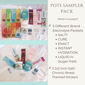 Care Box Thoughtful Chronic Illness Flare Day Gift Idea for Spoonie Electrolyte Hydration Samples for POTS Mothers Day POTS Syndrome Self