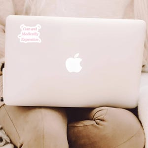 For Daughter Invisible Illness Laptop Decal Sarcastic Hidden Disability Pride Design Chronic Illness Sticker Funny Surgery Patient Gift Idea