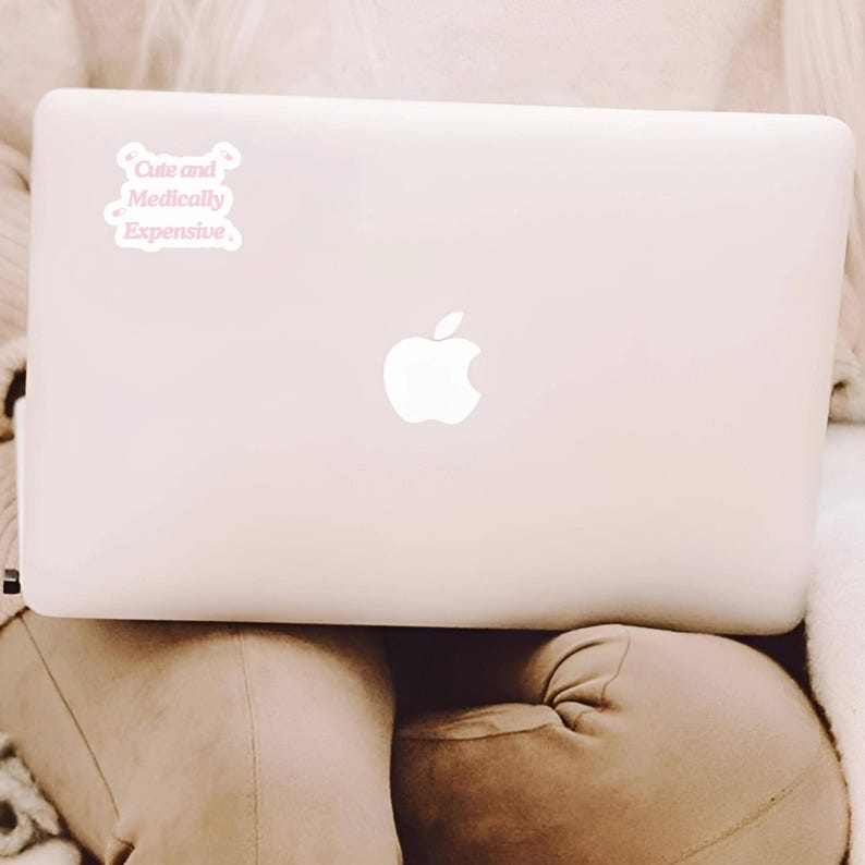 For Daughter Invisible Illness Laptop Decal Sarcastic Hidden Disability Pride Design Chronic Illness Sticker Funny Surgery Patient Gift Idea