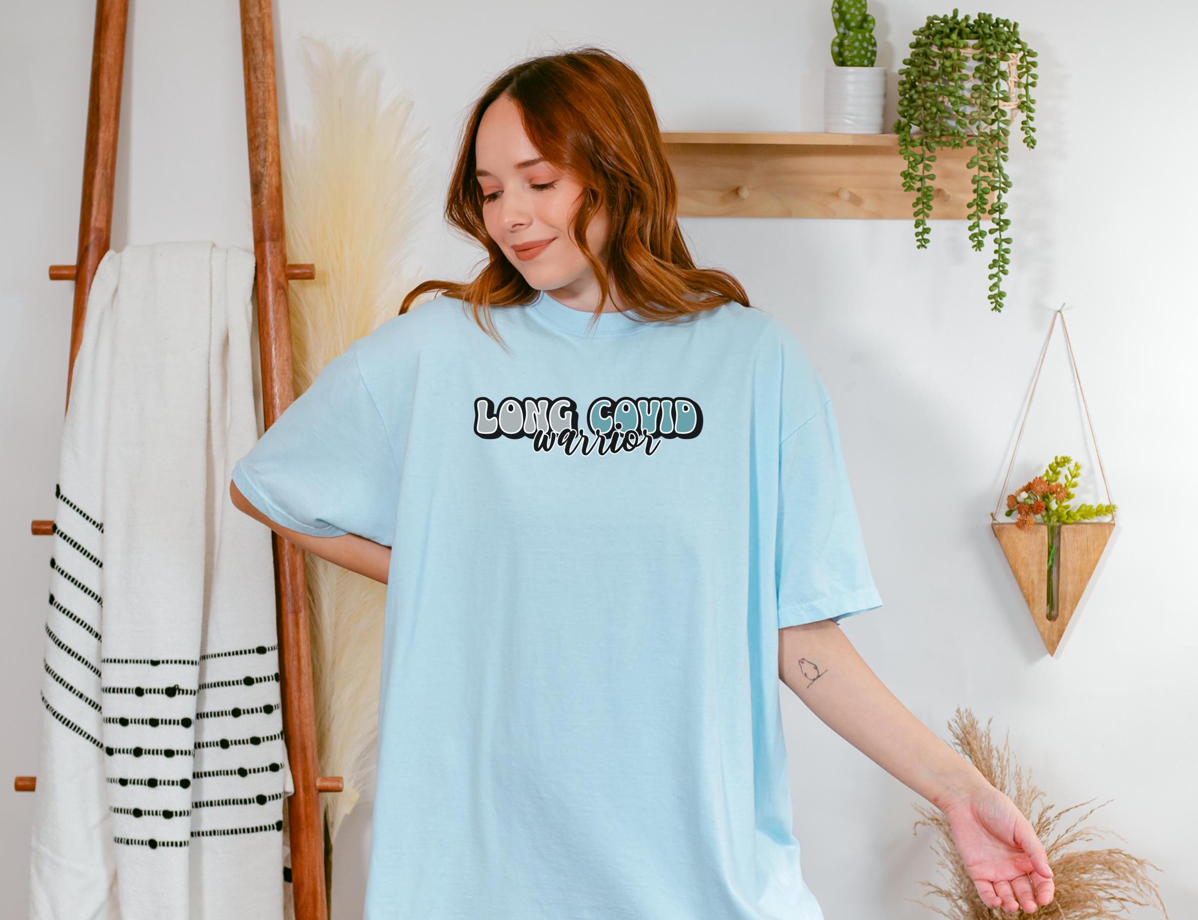 Long Covid TShirt for Wife Covid Gift Idea for Chronic Illness Warrior Hidden Disability Pride Spoonie Shirt for Invisible Illness Awareness