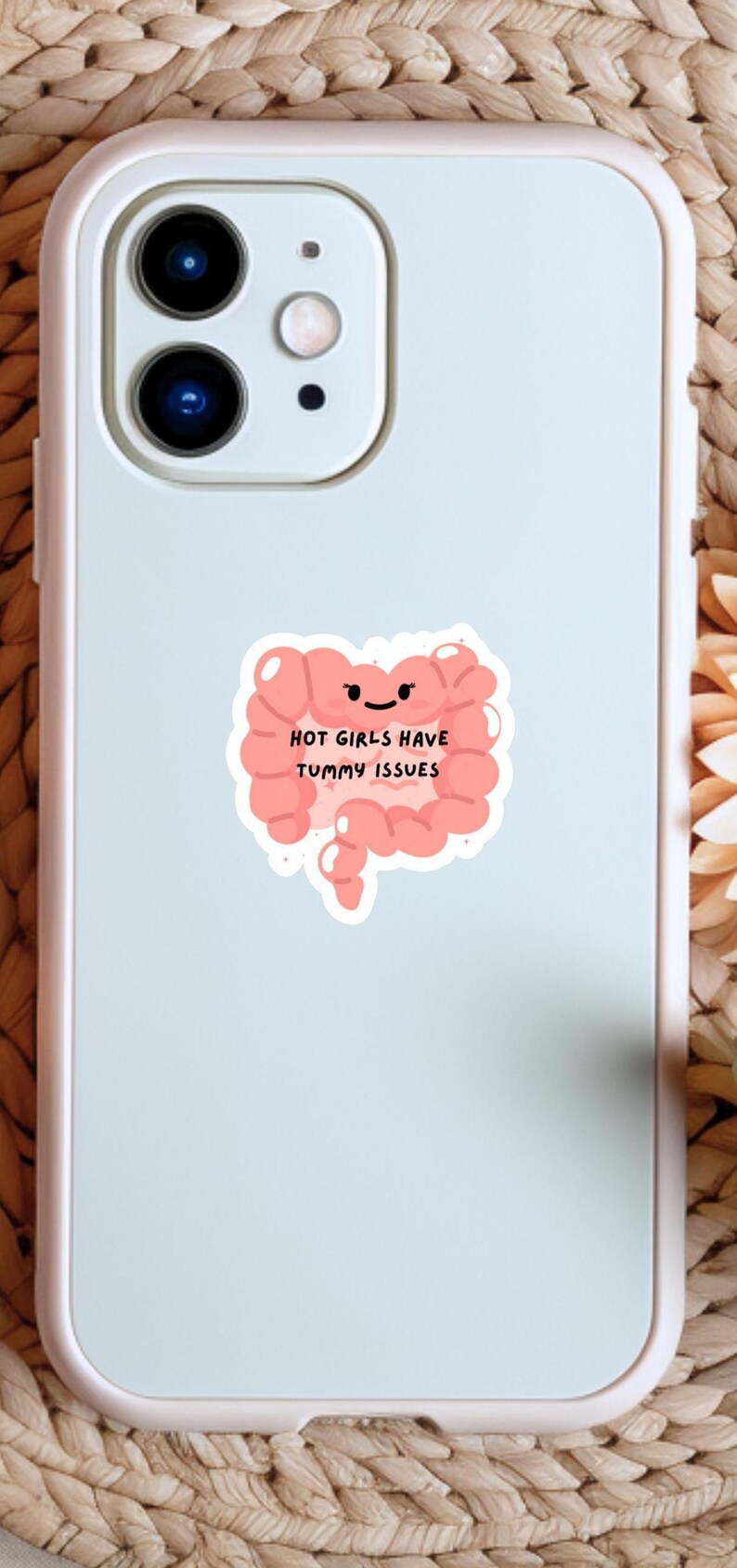 Sticker Funny Stomach Problems Decal for Hot Girl Gluten Free Gift Idea for Chronic Illness IBS Awareness Crohns Disease Gift Celiac Disease