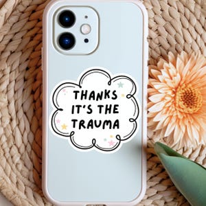 for Therapist Humor Mental Illness Gift Idea Mental Health Sticker Funny