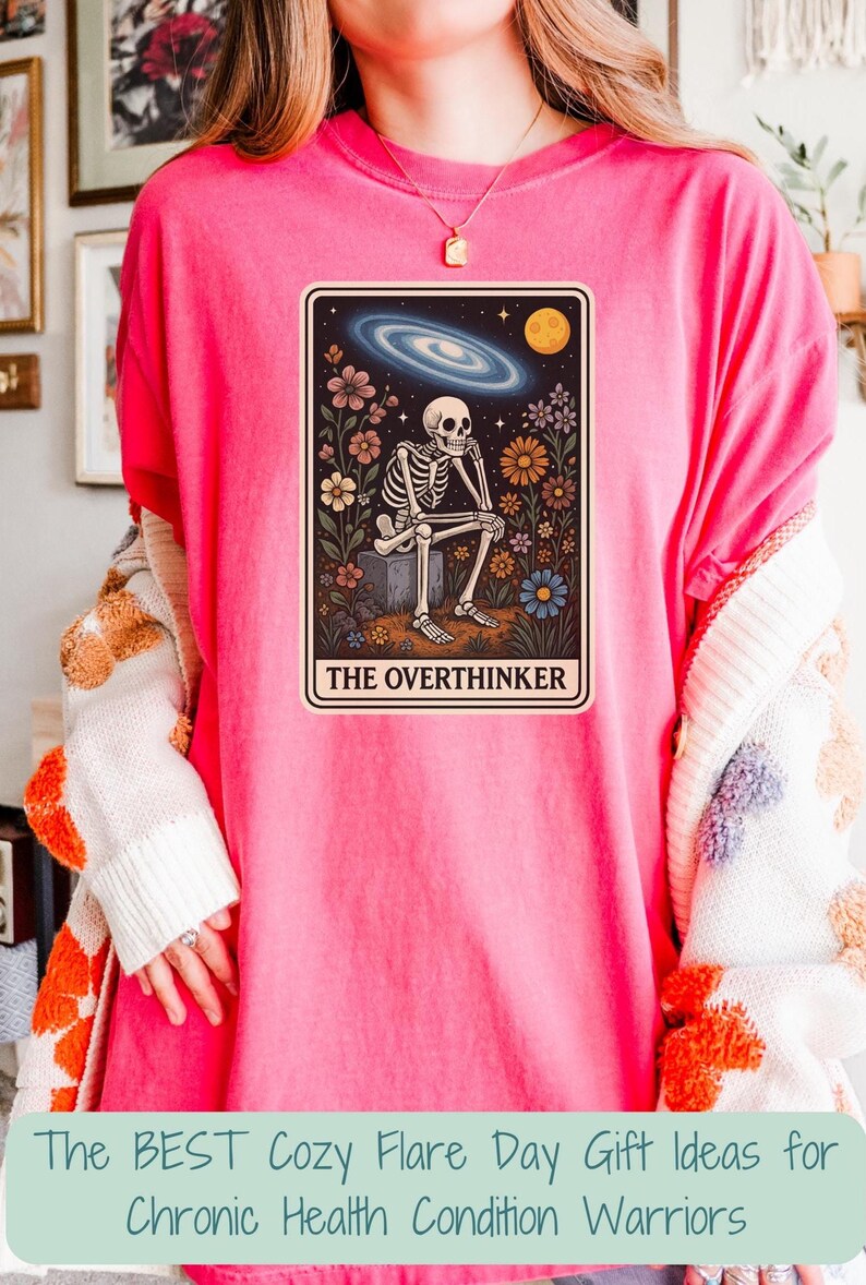 Tarot Card TShirt Sarcastic Mental Health T Shirt for Daughter Social Anxiety Gift Idea for Depressed Friend Anxiety Shirt Funny Overthinker