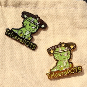 POTS Pin for Daughter Hidden Disability Pride Quirky Dinosaur POTS Awareness Chronic Illness Gift Idea for Spoonie POTS Syndrome Gift Funny